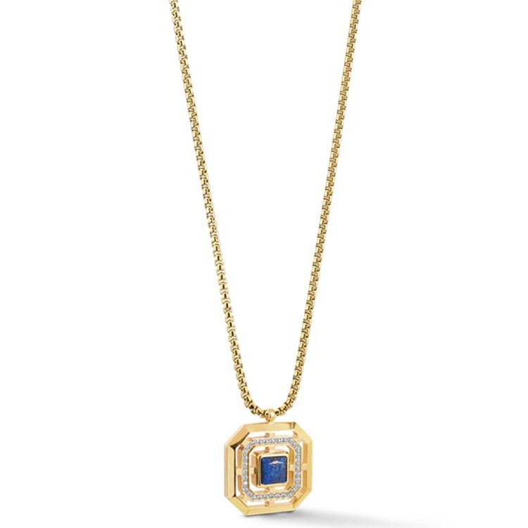 Колье Coeur de Lion Blue-Gold 2066/10-0716