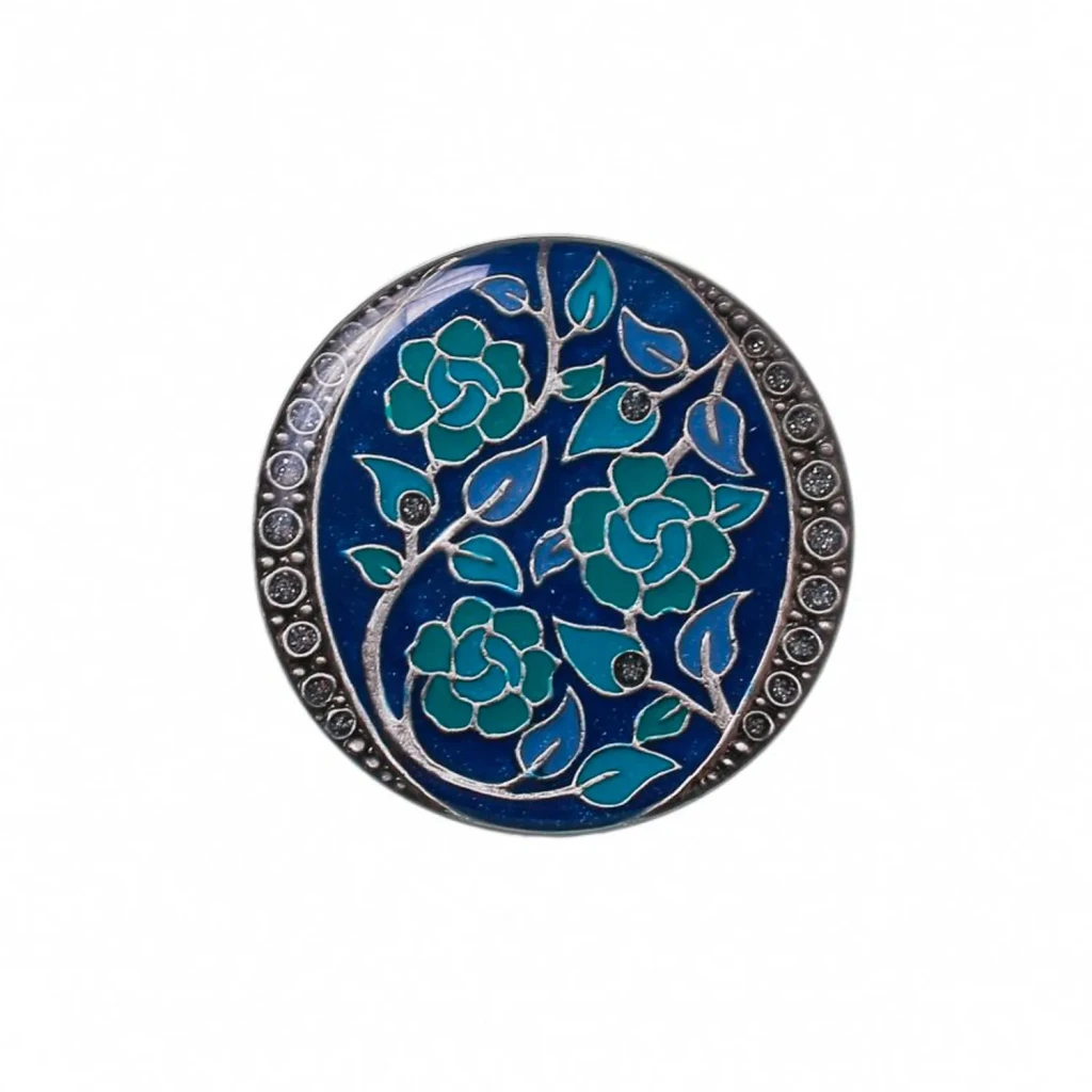 Брошь Clara Bijoux Цветы F77091-1 BL