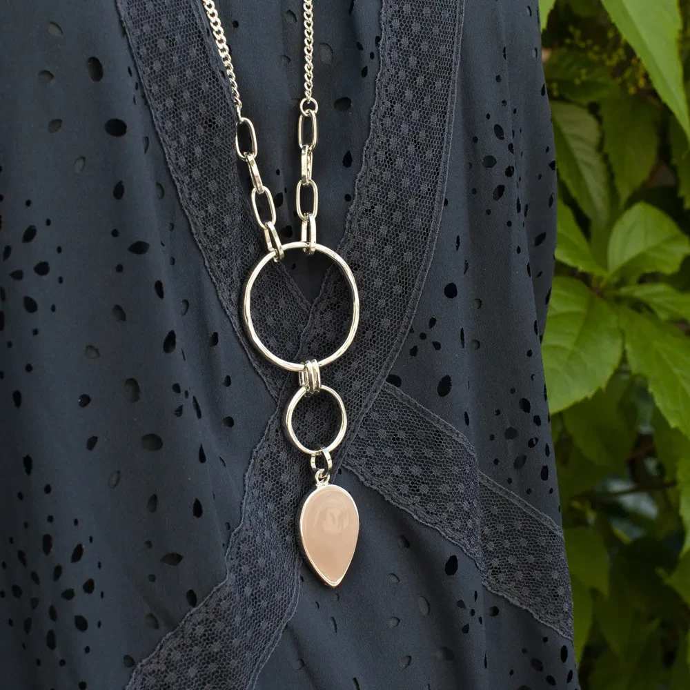 Колье Fiore Luna ROSE QUARTZ LN3171-4 R/S