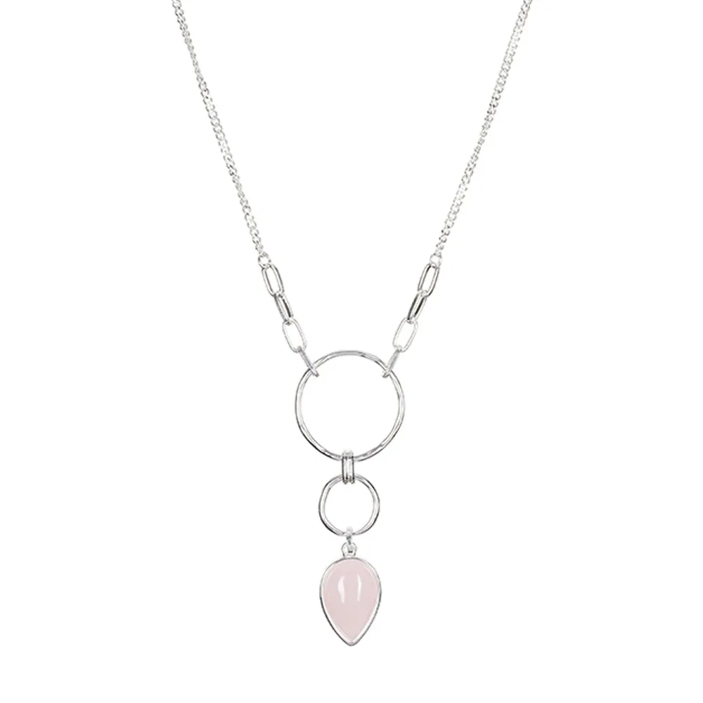 Колье Fiore Luna ROSE QUARTZ LN3171-4 R/S
