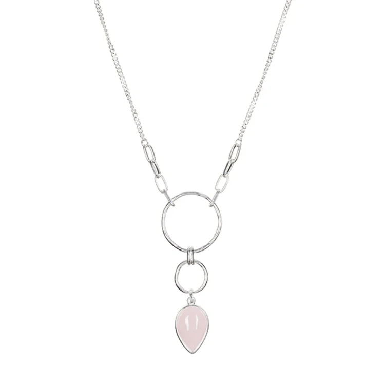 Колье Fiore Luna ROSE QUARTZ LN3171-4 R/S