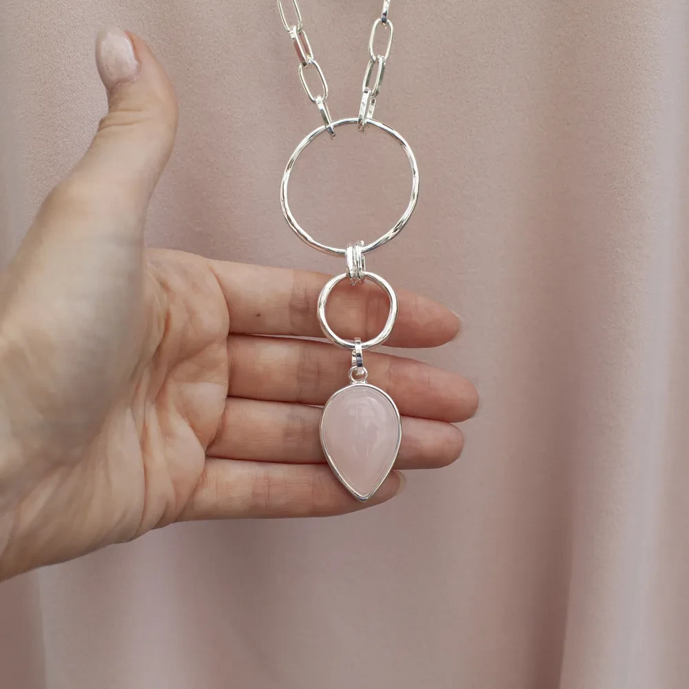 Колье Fiore Luna ROSE QUARTZ LN3171-4 R/S