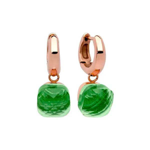 Серьги Qudo Firenze peridot 300161 G/RG