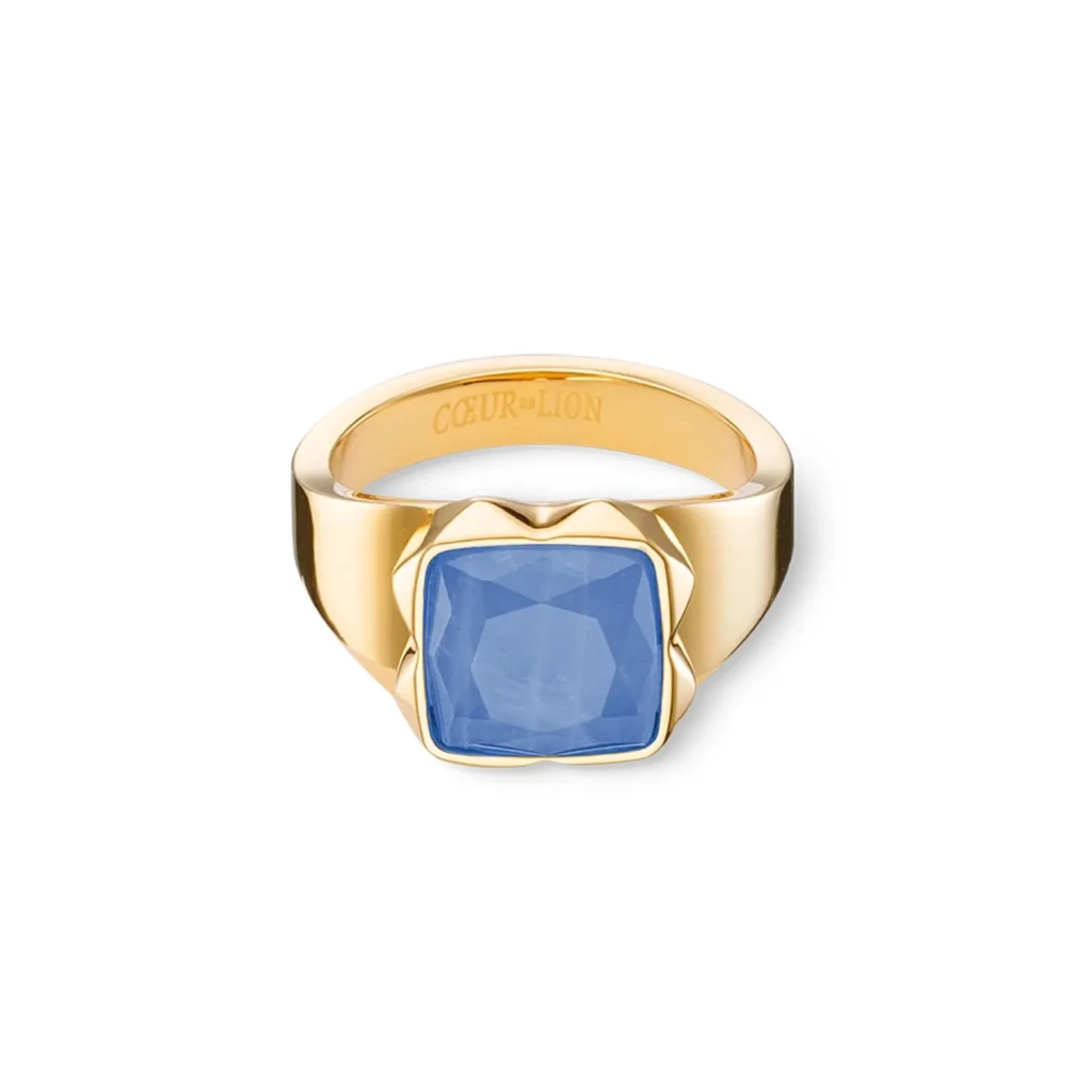 Кольцо Coeur de Lion Blue-Gold 1200/40-0716 60