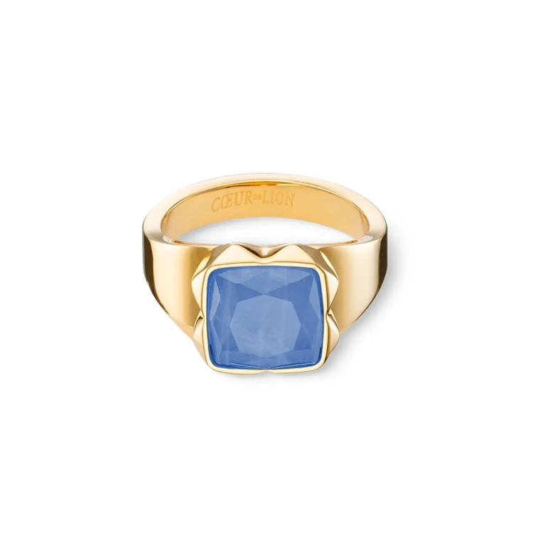 Кольцо Coeur de Lion Blue-Gold 1200/40-0716 60
