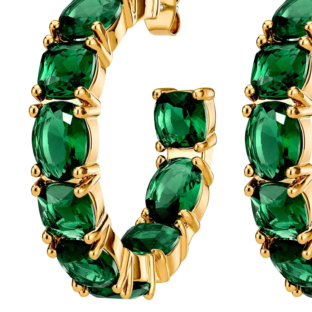 Серьги Dyrberg Kern HEIDI SG EMERALD GREEN 360023