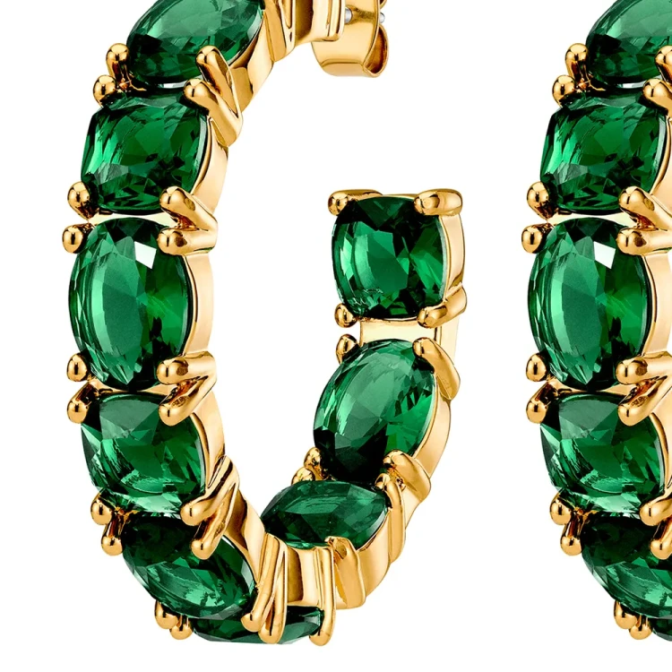 Серьги Dyrberg Kern HEIDI SG EMERALD GREEN 360023