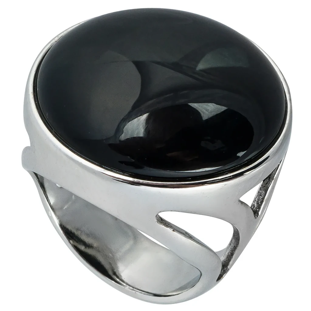 Кольцо Possebon Agata Preto K0117.4 20 S