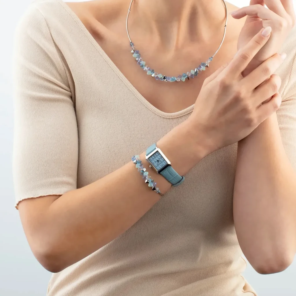 Часы Coeur de Lion Light Blue-Silver 7670/71-0741