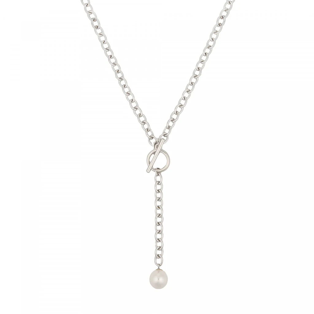 Колье Fiore Luna Pearl B2103PE-N05.1 BW/S
