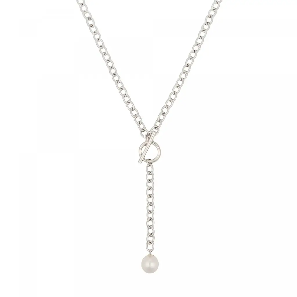 Колье Fiore Luna Pearl B2103PE-N05.1 BW/S