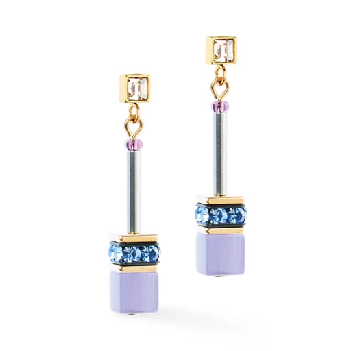 Серьги Coeur de Lion Purple-Blue 3030/21-0807