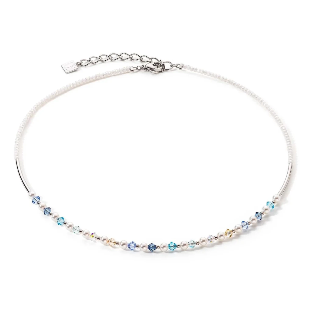 Колье Coeur de Lion Princess Light Blue 6022/10-0720