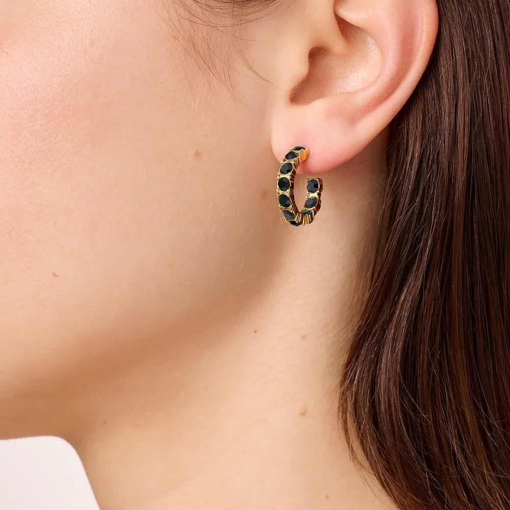 Серьги Dyrberg Kern RAQUEL SG BLACK 470113