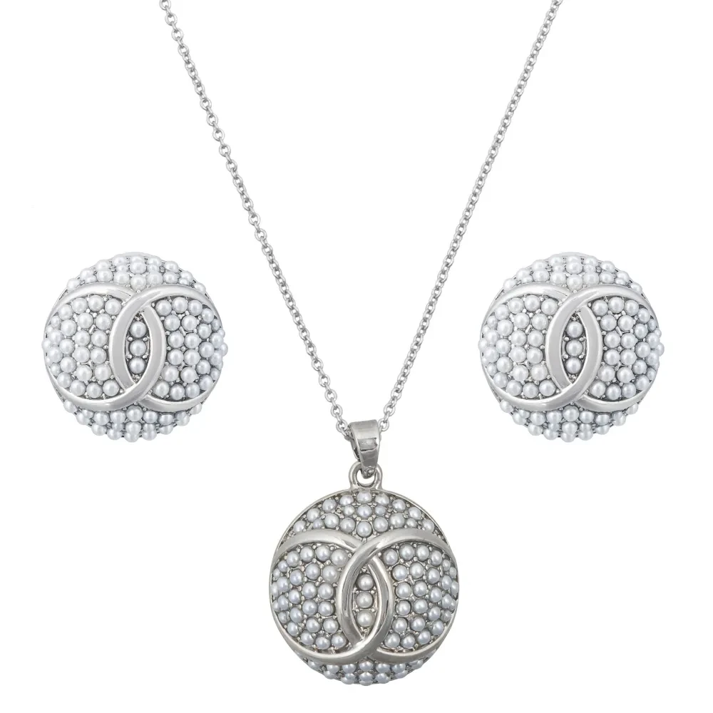 Комплект Fiore Luna колье+серьги SG208408E-002 S