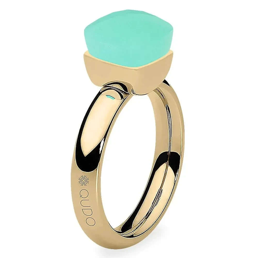 Кольцо Qudo FIRENZE 18.5 (G) Light Palace Green Opal 107001/40-4510 18.5