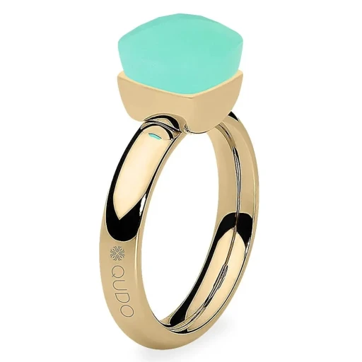 Кольцо Qudo FIRENZE 18.5 (G) Light Palace Green Opal 107001/40-4510 18.5