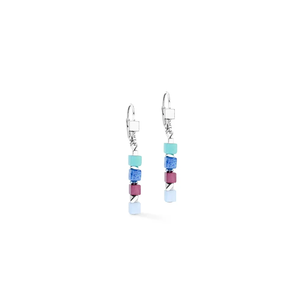 Серьги Coeur de Lion Multicolour Art Nouveau 3024/20-1578