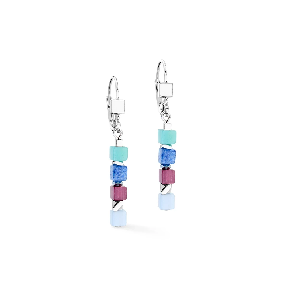 Серьги Coeur de Lion Multicolour Art Nouveau 3024/20-1578