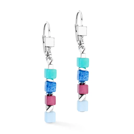 Серьги Coeur de Lion Multicolour Art Nouveau 3024/20-1578
