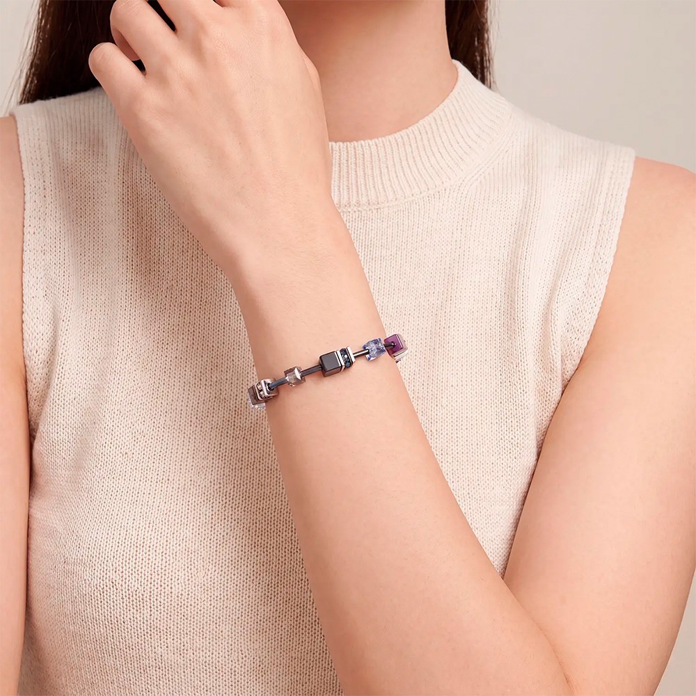 Браслет Coeur de Lion Purple-Grey 4905/30-0812