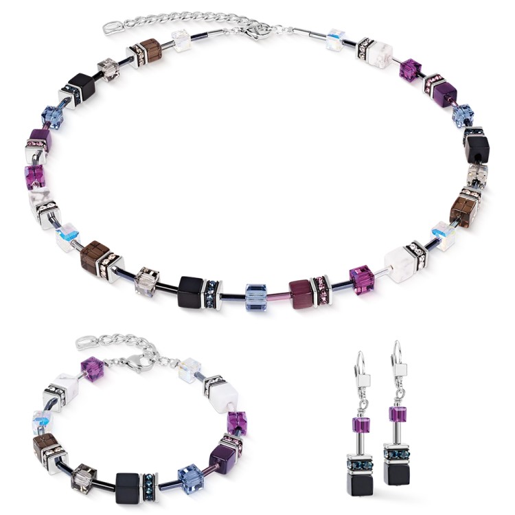Браслет Coeur de Lion Purple-Grey 4905/30-0812