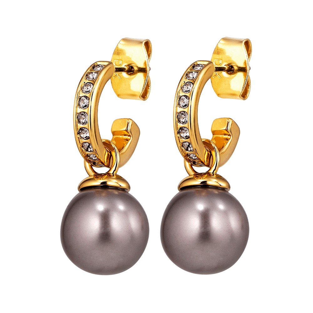 Серьги Dyrberg Kern LIORA SG GREY PEARL 490175