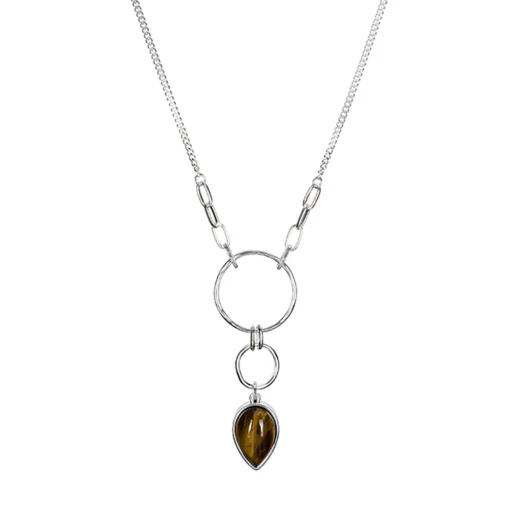 Колье Fiore Luna TIGER EYE LN3171-6 BR/S