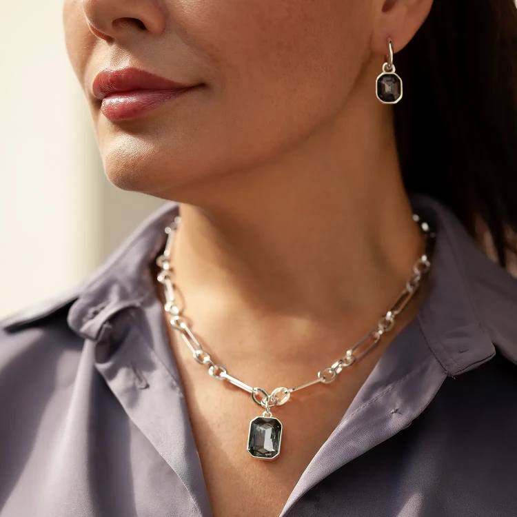Колье Fiore Luna Silver Night LN6092 S