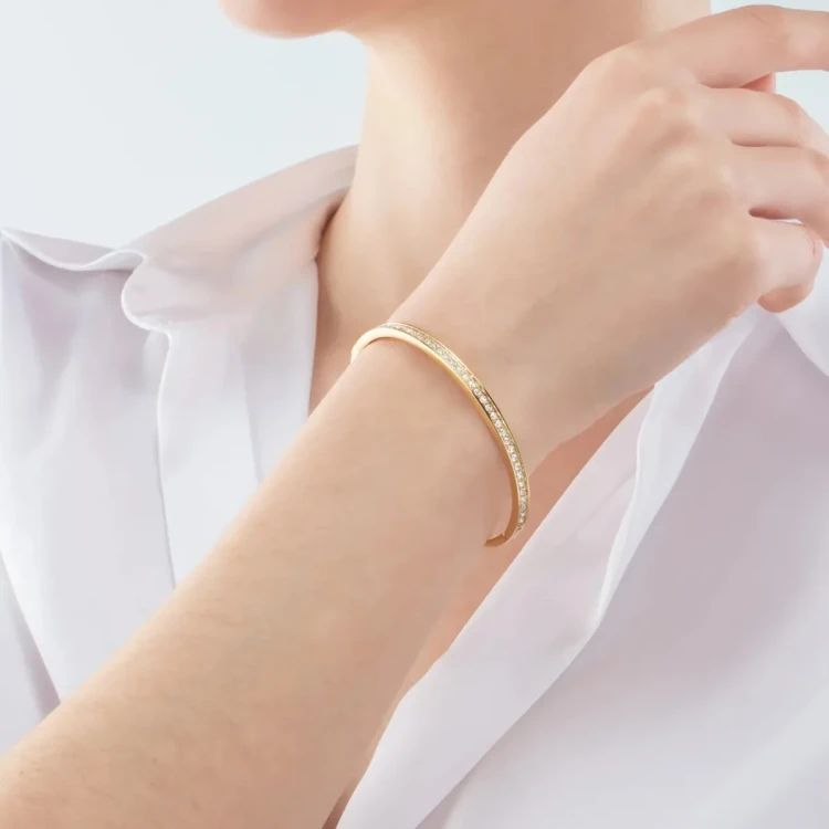 Браслет Coeur de Lion Crystal-Gold 17см 0127/33-1816