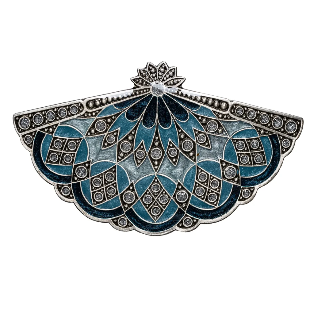 Заколка для волос Clara Bijoux Веер G44571 BL/S