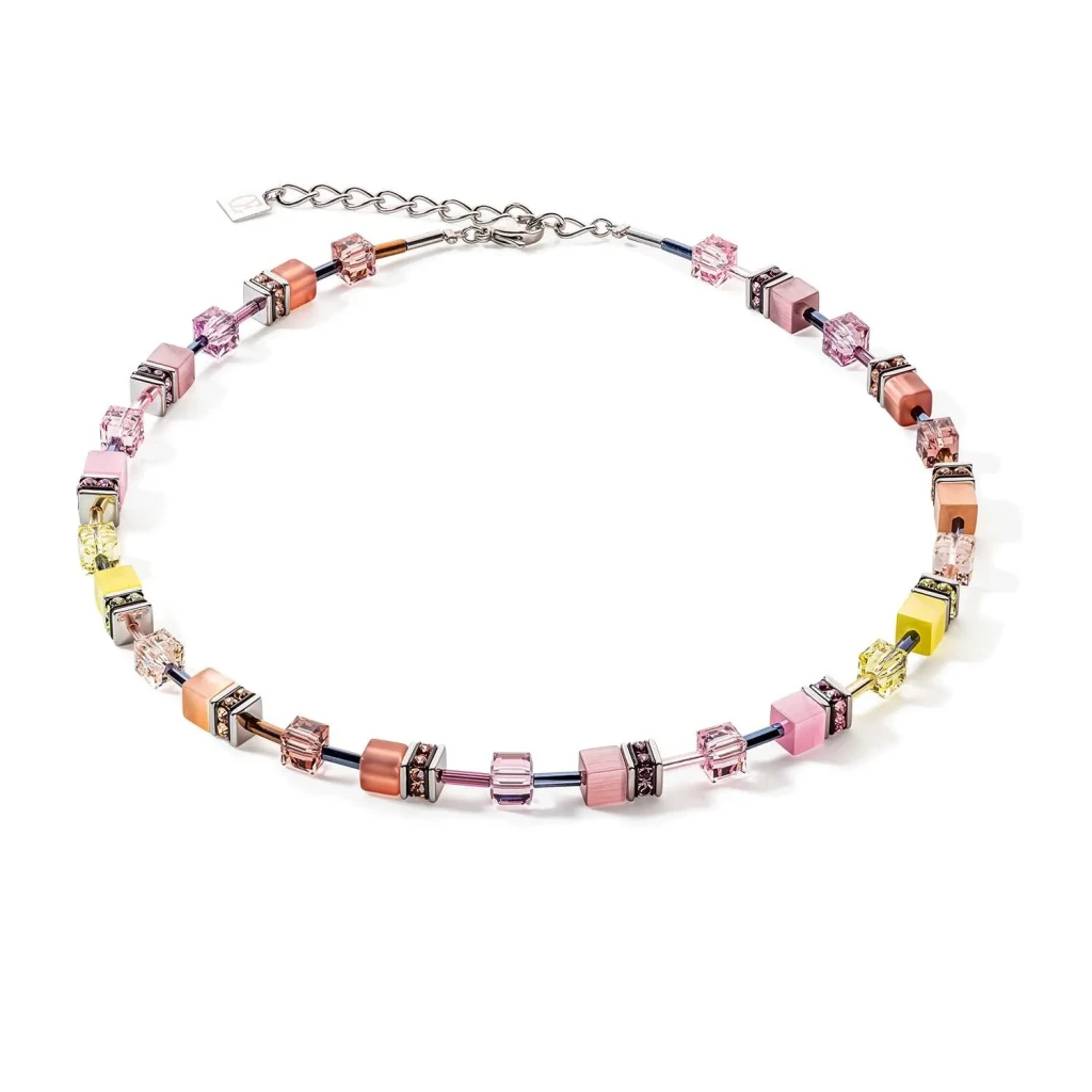 Колье Coeur de Lion Lilac-Yellow 2838/10-0847