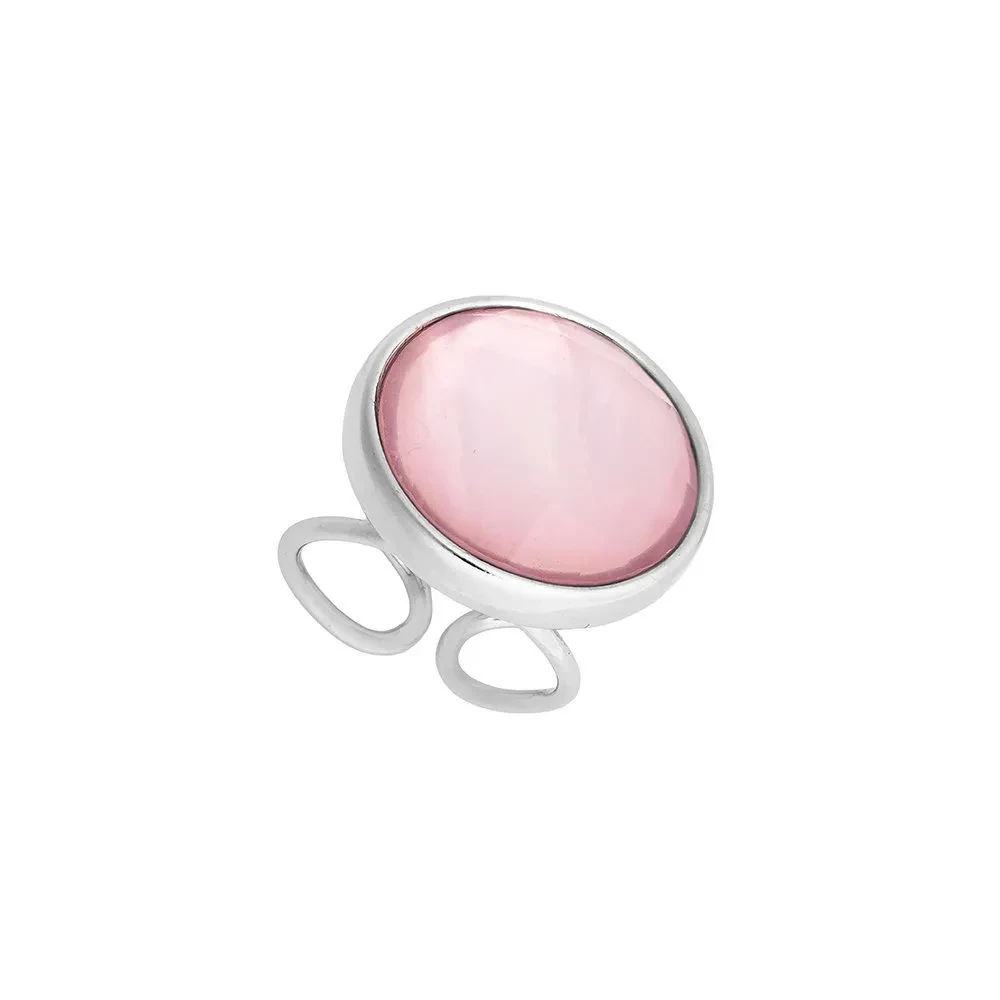Кольцо Possebon quartz rose безразмерное K9948.9 R/S