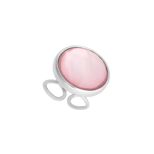 Кольцо Possebon  quartz rose безразмерное K9948.9 R/S