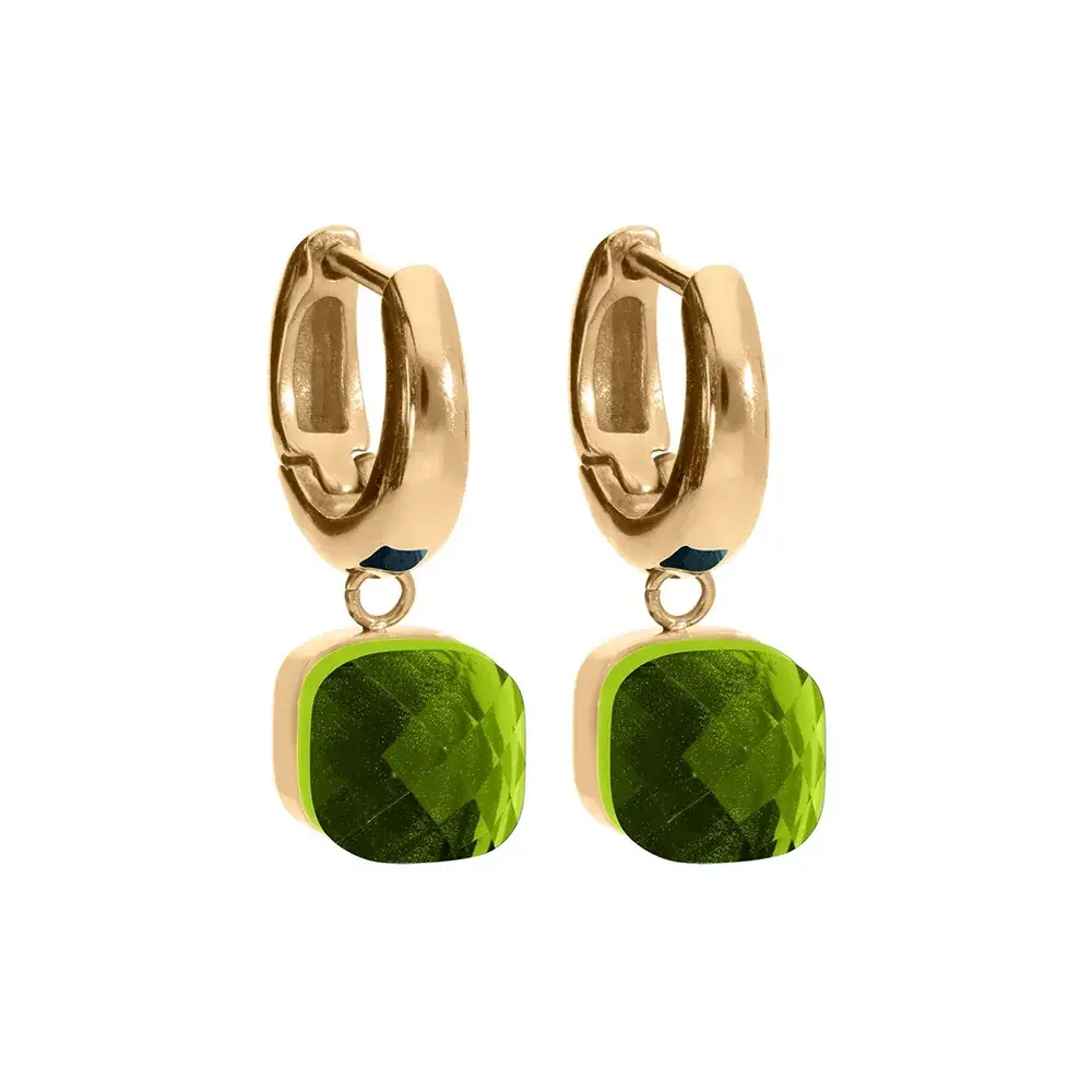Серьги Qudo FIRENZE (G) Fern Green 107001/20-4511