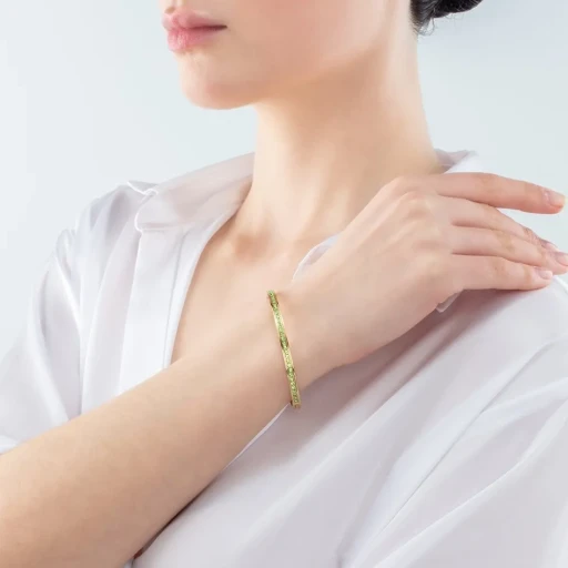 Браслет Coeur de Lion Green-Gold 17 см 0127/33-0516