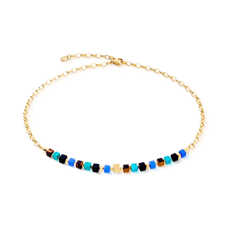 Колье Coeur de Lion Multicolour Fantasy 3024/10-1555