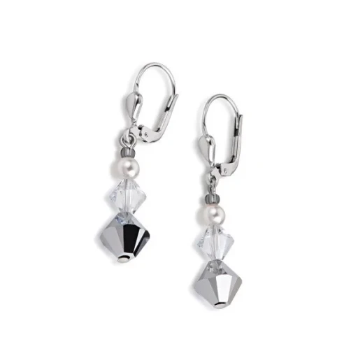 *Серьги Coeur de Lion Crystal-Silver *4873/20-1817