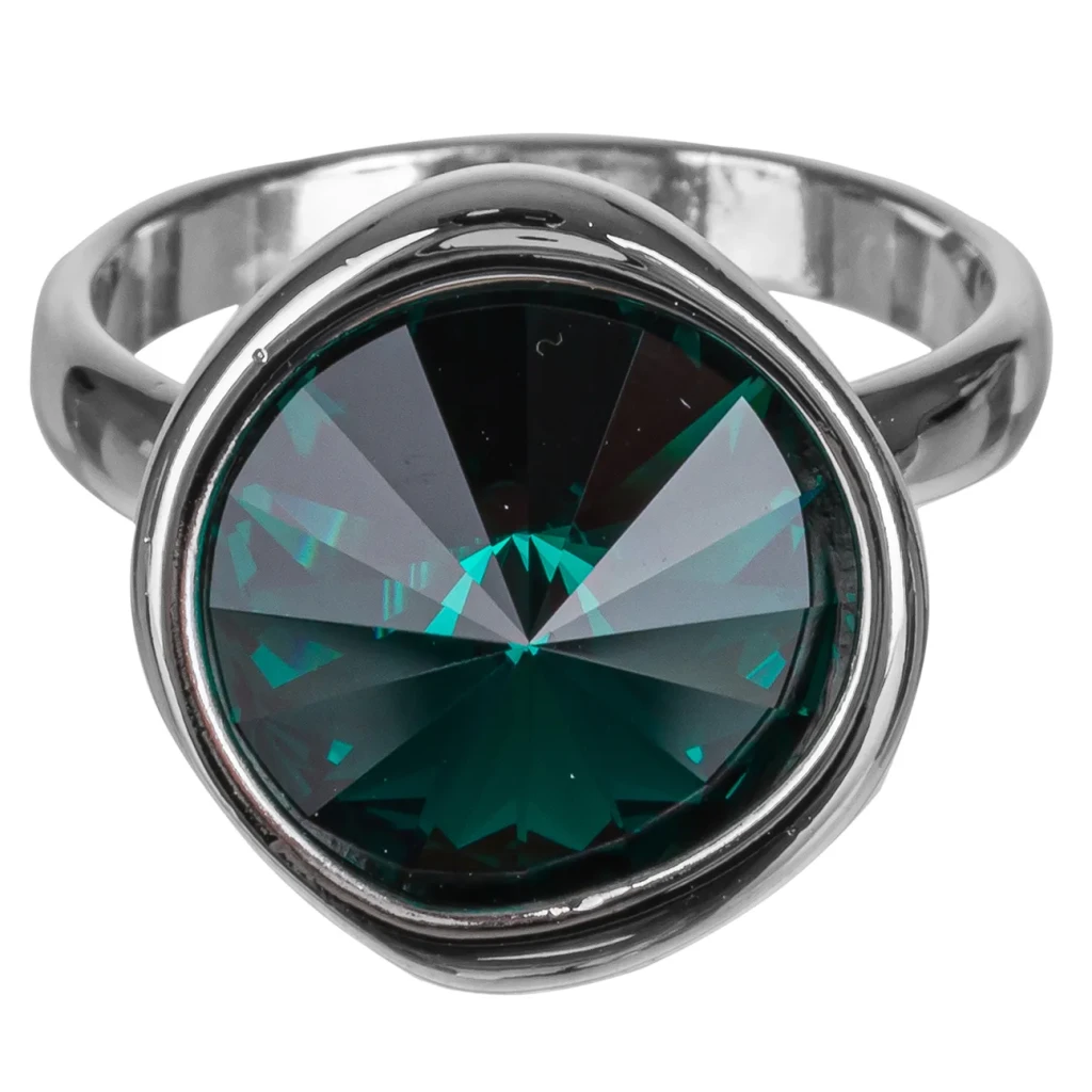 Кольцо Fiore Luna Emerald K1902.18 G/S