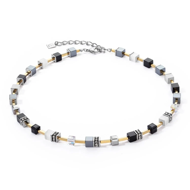 Колье Coeur de Lion Black-White-Grey 2700/10-1333