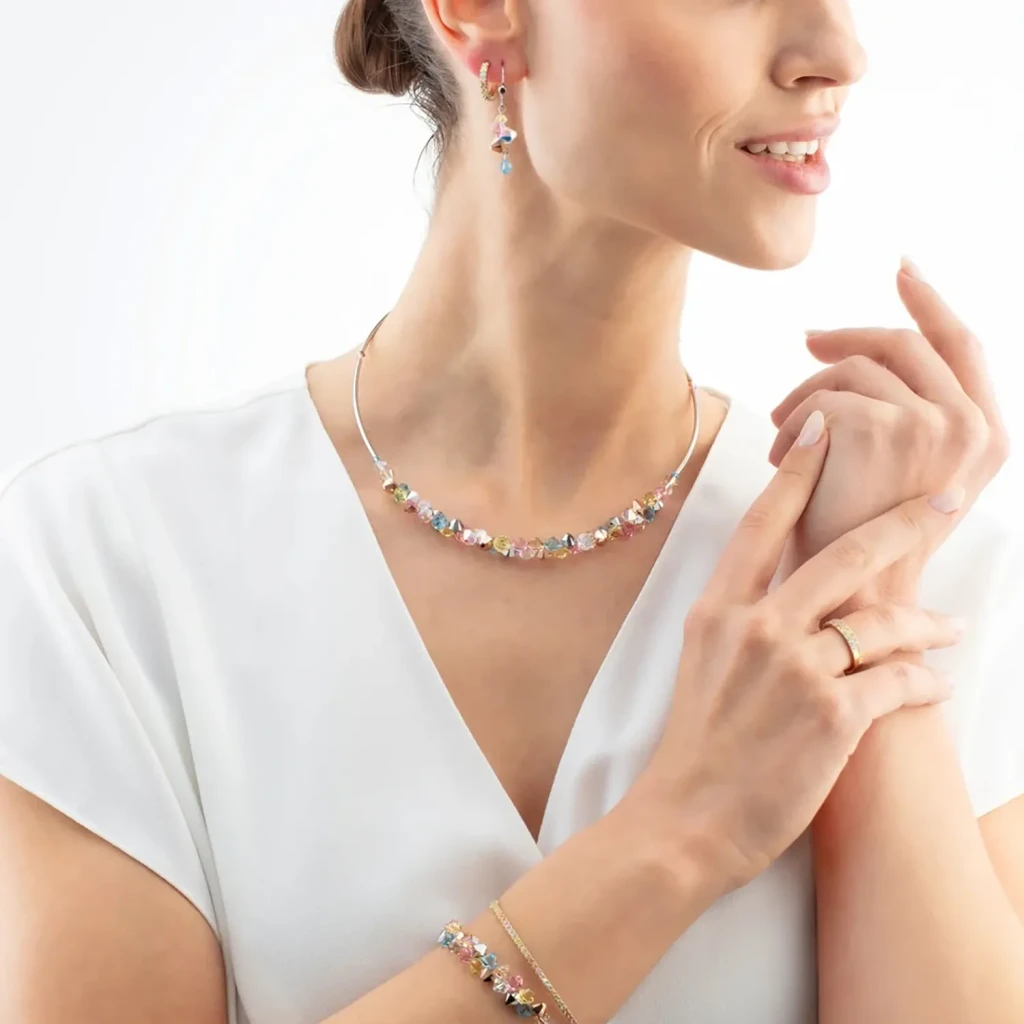 Колье Coeur de Lion Multicolour Pastel 1 2038/10-1522