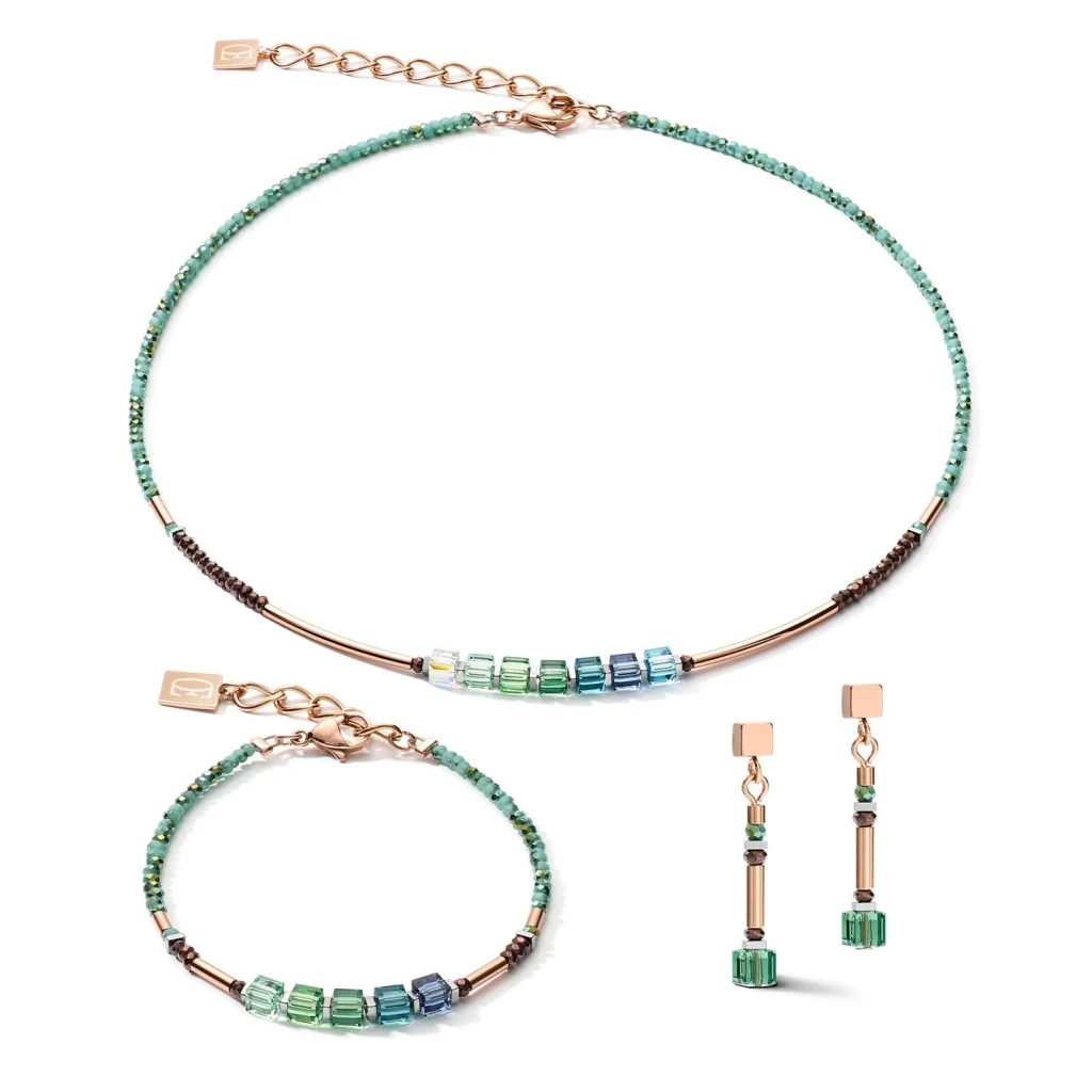 Колье Coeur de Lion Shades Of Green-Petrol 5027/10-0537