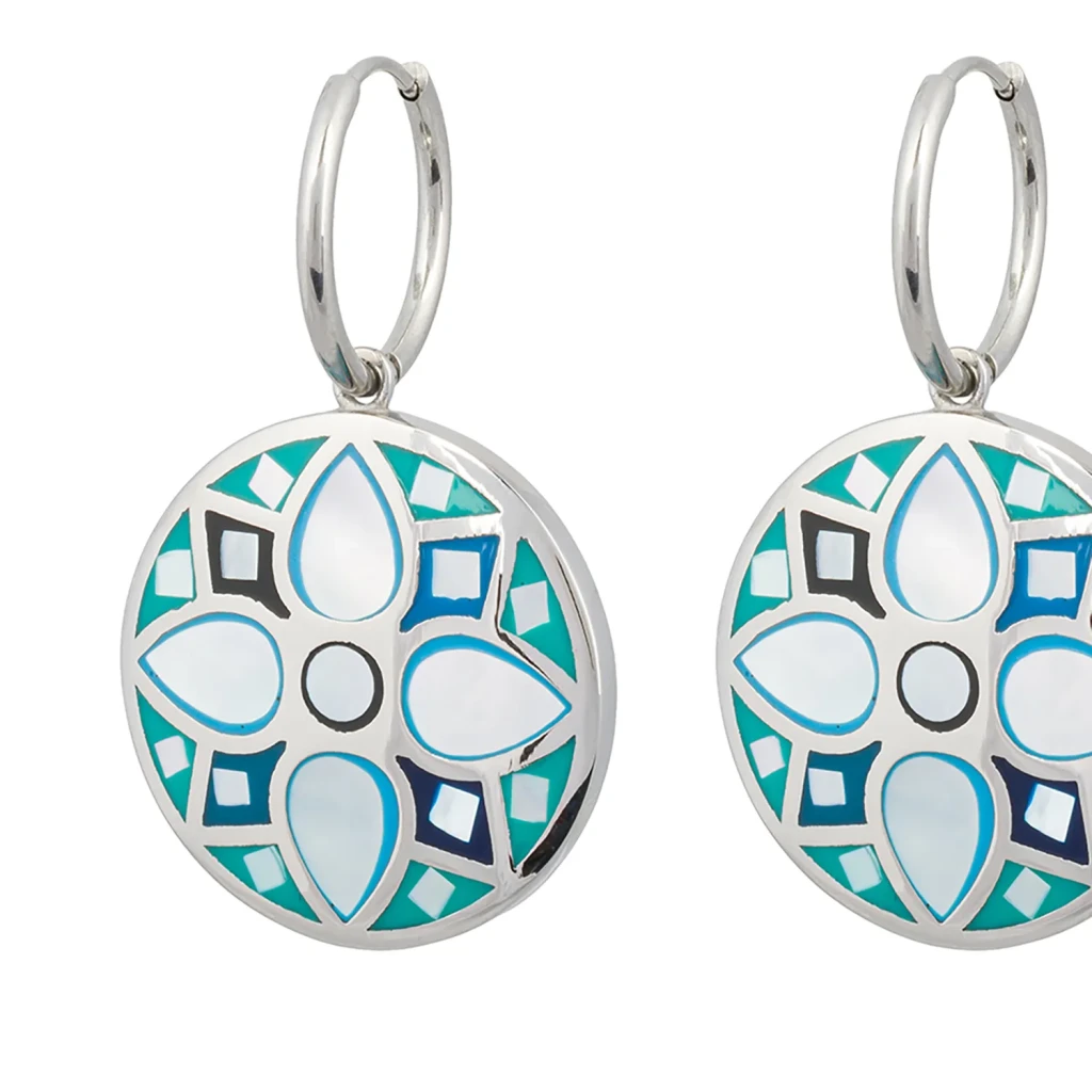 Серьги Fiore Luna AE01688-4 BL/S