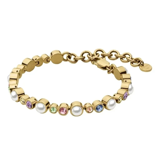 Браслет Dyrberg Kern SACHA SG PASTEL MULTI / WHITE PEARL 450096