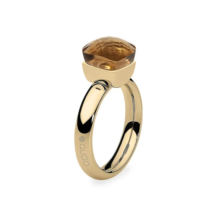 Кольцо Qudo FIRENZE 18.5 (G) Smoked Topaz 107001/40-5108 18.5