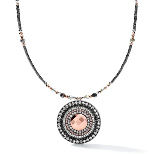 Колье Coeur de Lion  Amulet Grey-Crystal 5035/10-1218