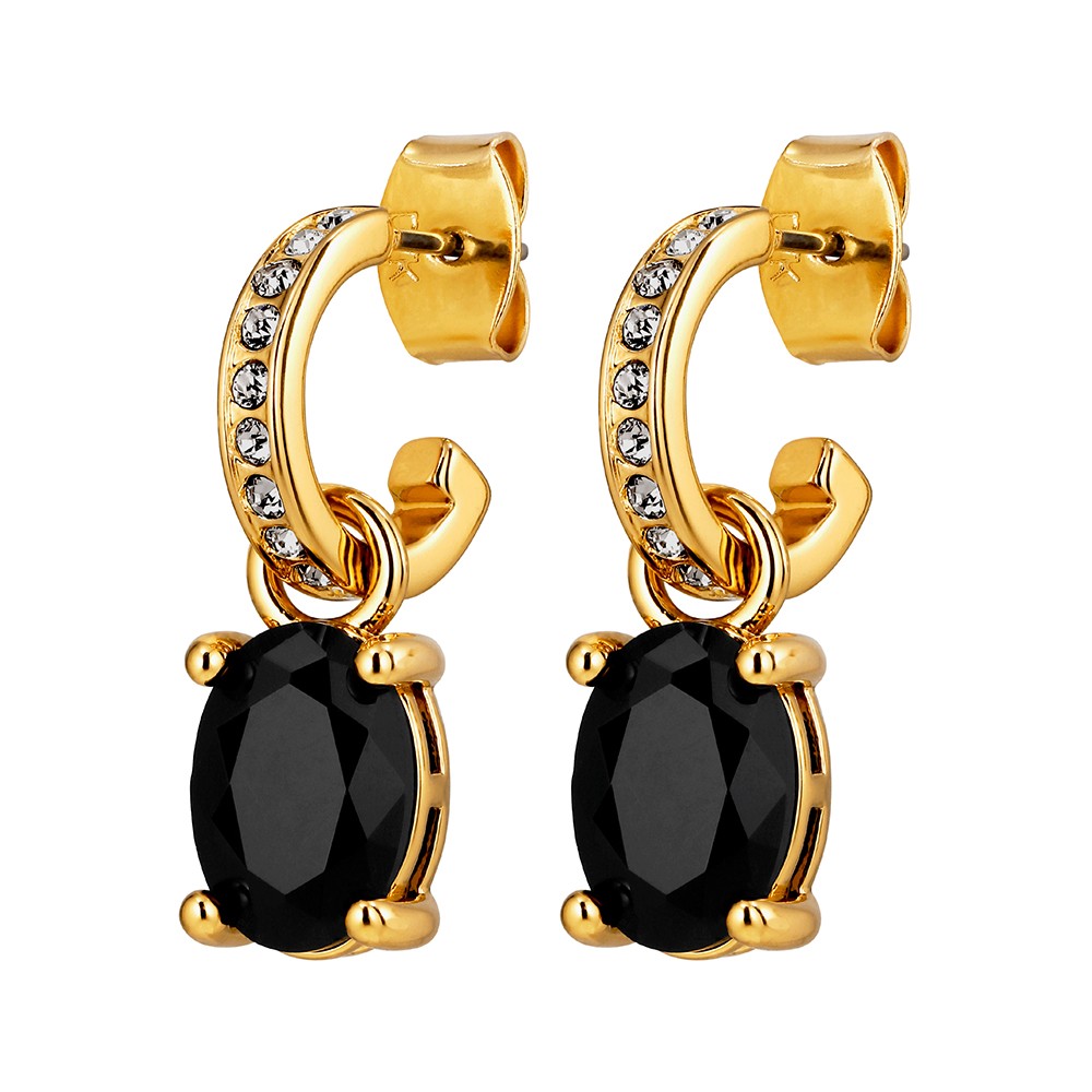Серьги Dyrberg Kern SOLENE SG BLACK 490064