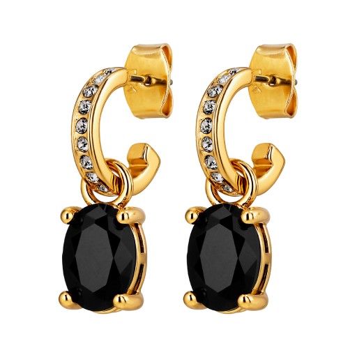 Серьги Dyrberg Kern SOLENE SG BLACK 490064