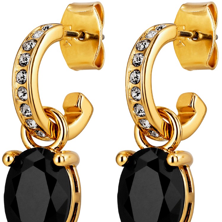 Серьги Dyrberg Kern SOLENE SG BLACK 490064