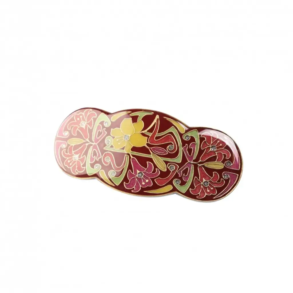 Заколка для волос Clara Bijoux Лилия G77443 R/G металлическая (Испания)